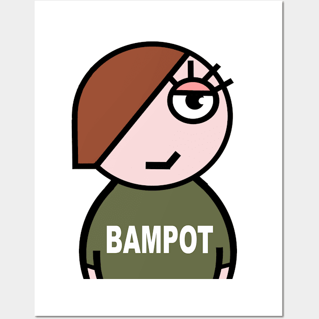 Bampot crazy Wall Art by Cheeky Greetings